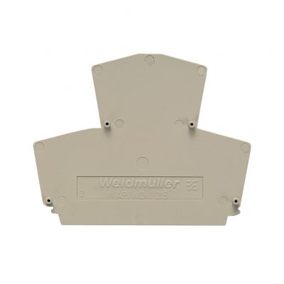 WEIDMULLER WAP WDK2.5 Płytka końcowa (styki), 69 mm x 1.5 mm, Ciemnobeżowy 1059100000 /20szt./ (1059100000)